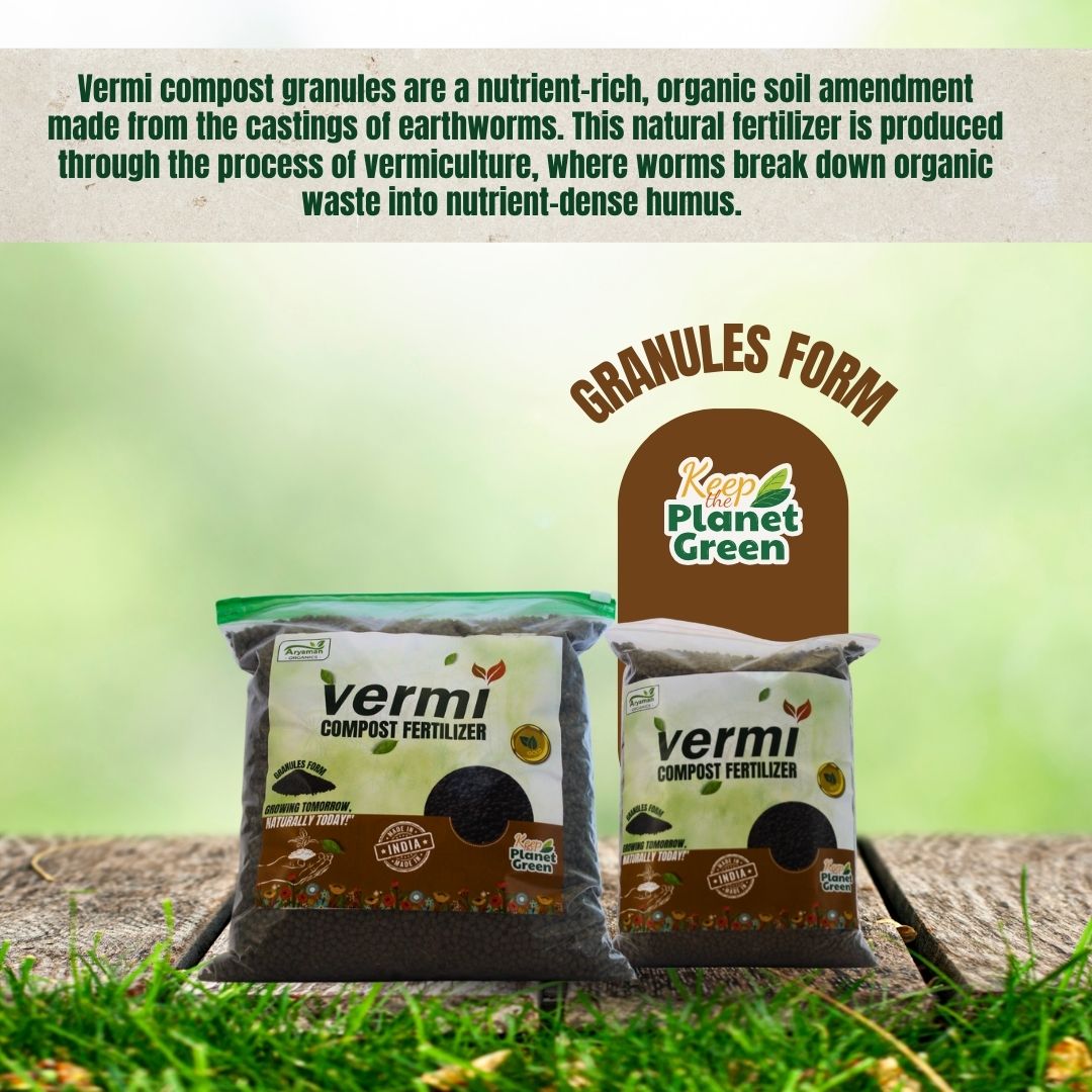 Vermi Compost fertilizer (Granules Form)