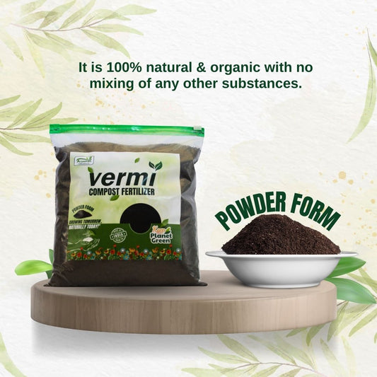 Vermi compost fertilizer powder