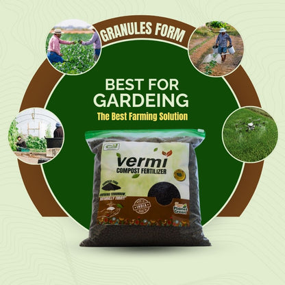 Vermi Compost fertilizer (Granules Form)